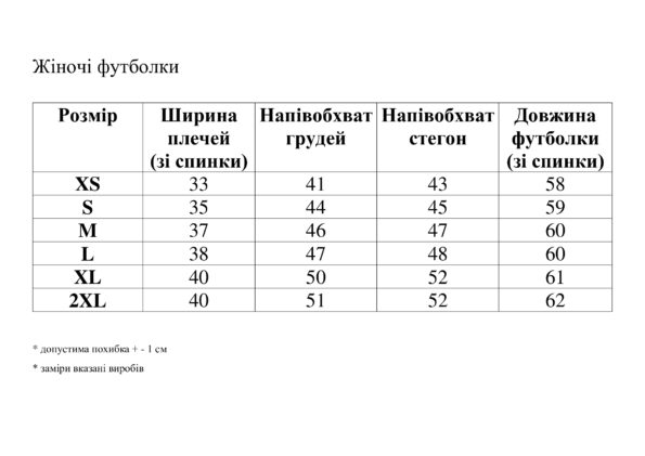 Футболки-жіночі